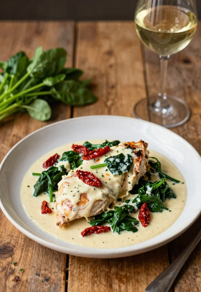 12 Savory Dinner Recipes for Rich Flavor-Packed Weeknight Meals - 1. One-Pan Creamy Tuscan Chicken