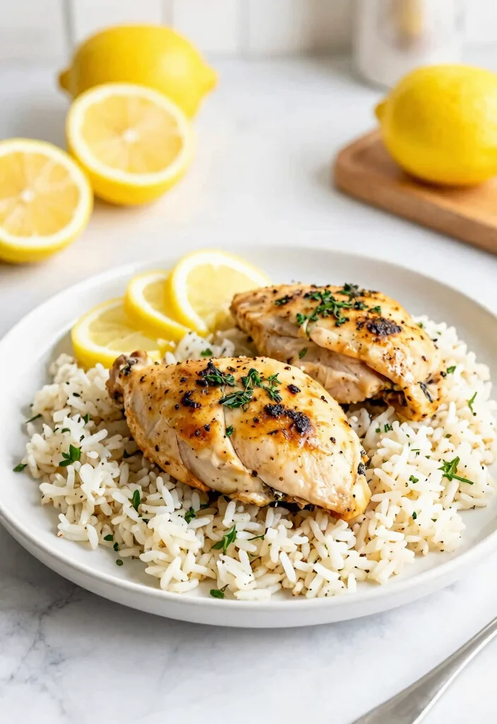 12 Savory Dinner Recipes for Rich Flavor-Packed Weeknight Meals - 5. One-Pan Lemon Herb Chicken and Rice