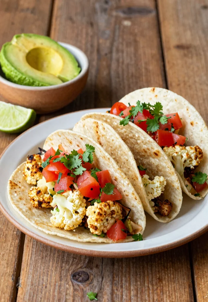 12 Tomato Dinner Recipes for Fresh Flavor-Packed Meals - 12. Tomato and Cauliflower Tacos