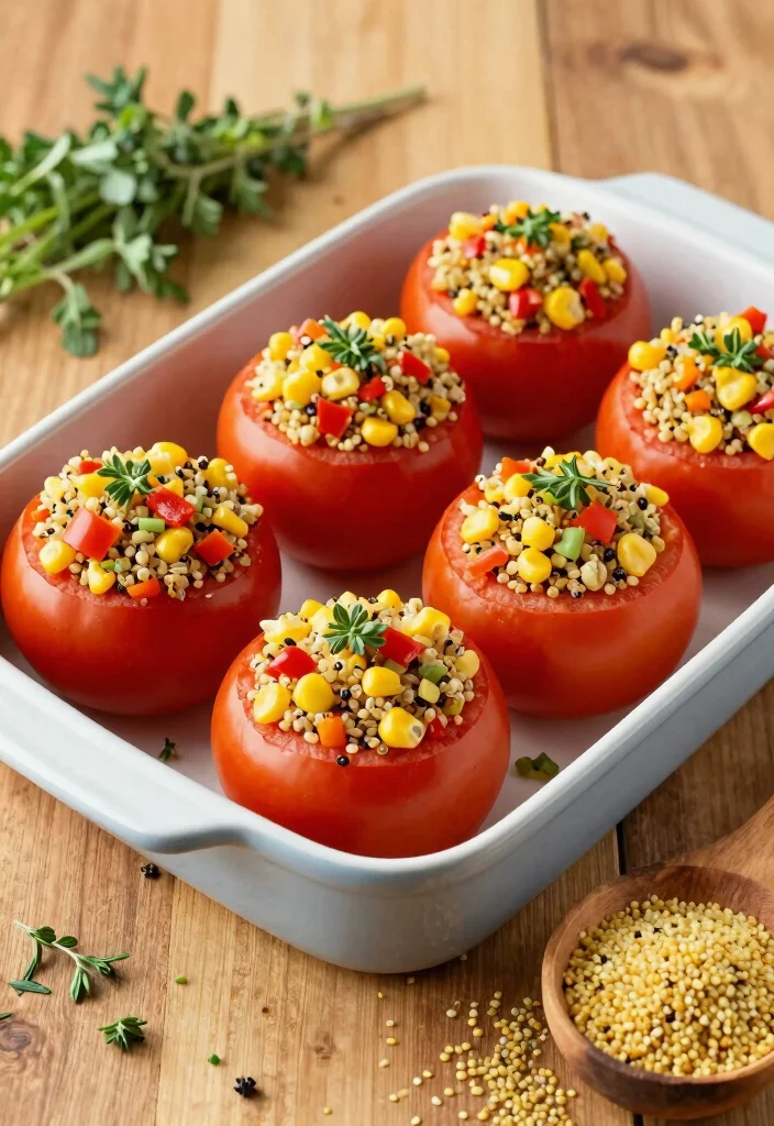 12 Tomato Dinner Recipes for Fresh Flavor-Packed Meals - 2. Stuffed Tomatoes with Quinoa