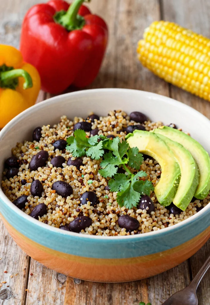 12 Vegan Casserole Recipes for Cozy Easy Plant-Based Dinners - 10. Mexican Quinoa and Black Bean Casserole