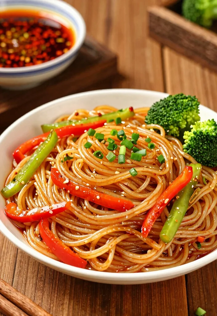 12 Vegan Chinese Recipes for Simple Takeout-Style Meals - 3. Szechuan Spicy Noodles
