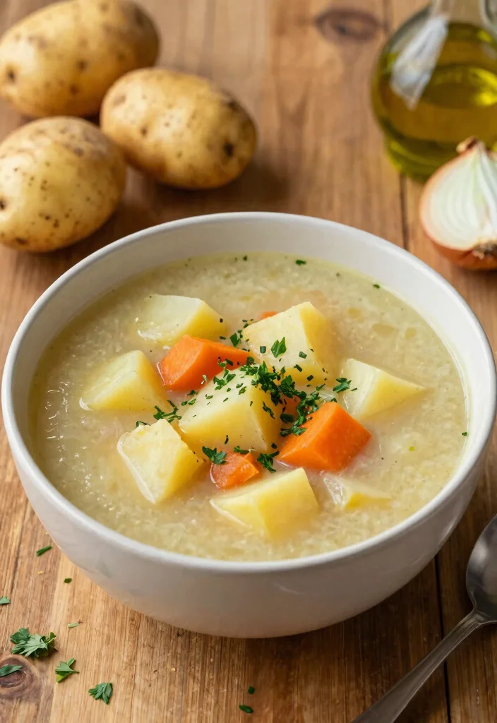 12 Vegan Soup Recipes for Cozy Flavorful Plant-Based Bowls - 11. Rustic Potato Soup