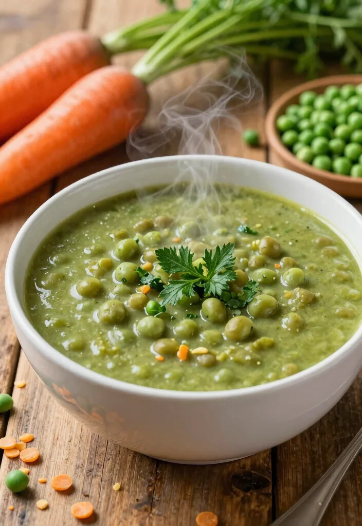 12 Vegan Soup Recipes for Cozy Flavorful Plant-Based Bowls - 12. Smoky Split Pea Soup