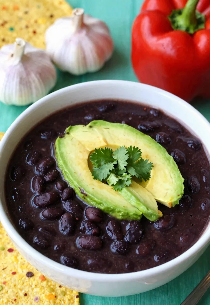 12 Vegan Soup Recipes for Cozy Flavorful Plant-Based Bowls - 4. Spicy Black Bean Soup