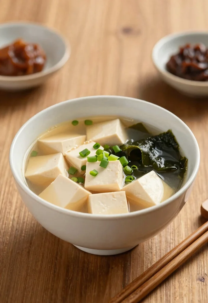 12 Vegan Soup Recipes for Cozy Flavorful Plant-Based Bowls - 8. Miso Soup with Tofu and Seaweed