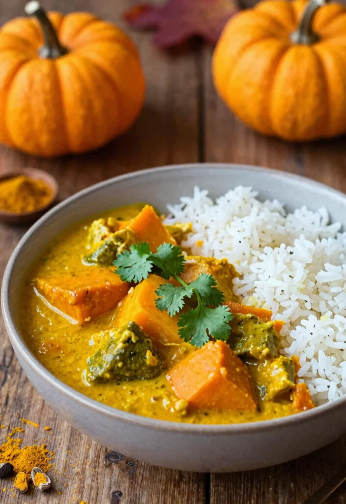12 Vegan Thai Curry Recipes for Cozy Flavorful Bowls - 5. Pumpkin Yellow Curry