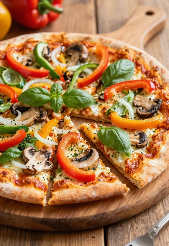 14 Vegan Dinner Recipes for Fresh Easy Plant-Based Meals - 14. Vegan Pizza with Fresh Veggies